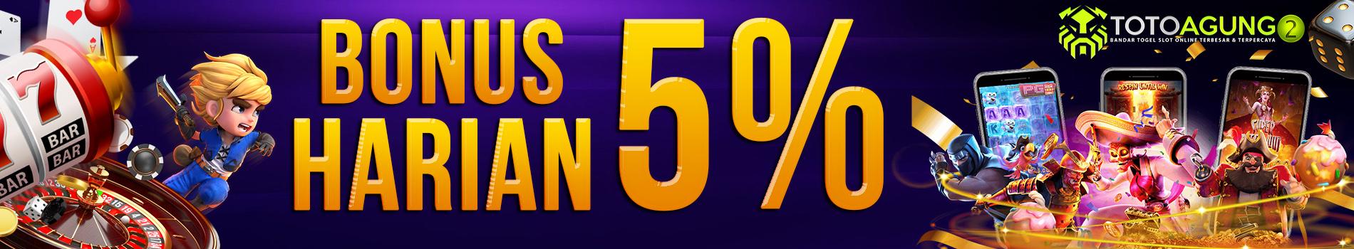 Bonus Harian 5%